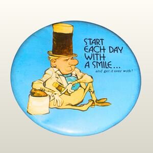 Vintage 1970s Hallmark “Love Dots” Plaque – Start Each Day With a Smile